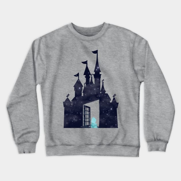 Just Always Be Waiting for Me Crewneck Sweatshirt by SCarverDoodle